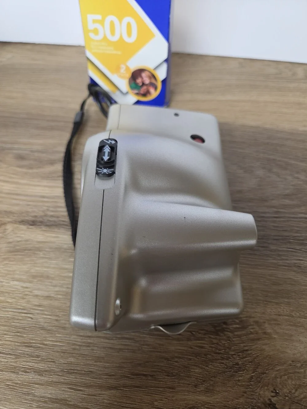 Polaroid JOYCam Silver Instant Camera with Black Accents